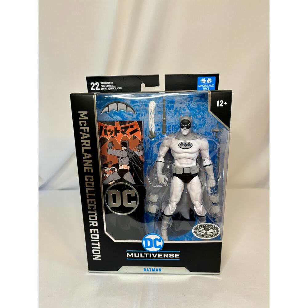 McFarlane Toys DC Multiverse Platinum Edition WHITE BATMAN BAT-MANGA NIB